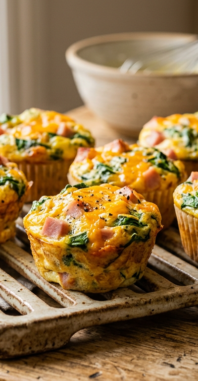 Ham and Cheese Egg Muffins