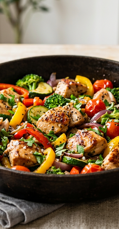 Gluten-Free Chicken and Vegetable Skillet