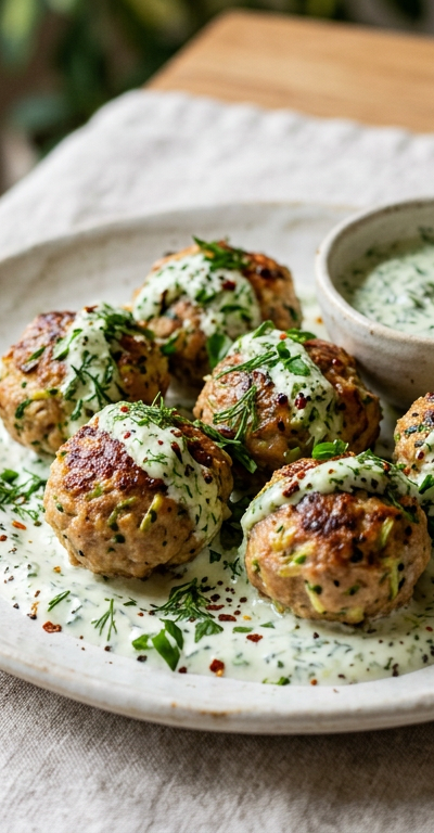 Turkey Zucchini Meatballs