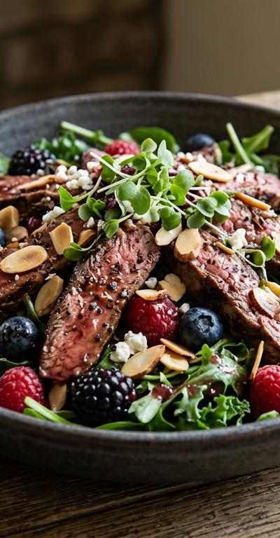Hunter's Berry Bison Salad
