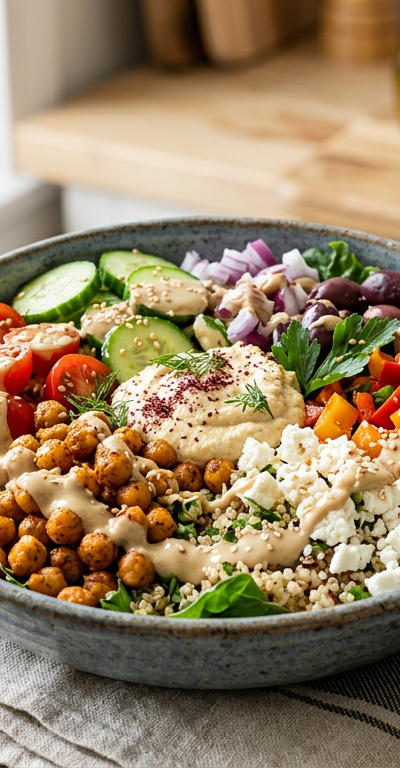 Mediterranean Chickpea Power Bowl