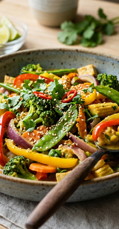 Coconut Curry Vegetable Stir-Fry