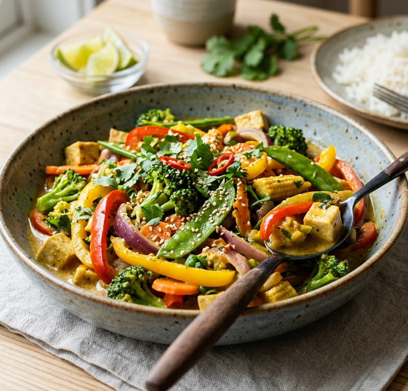 Coconut Curry Vegetable Stir-Fry
