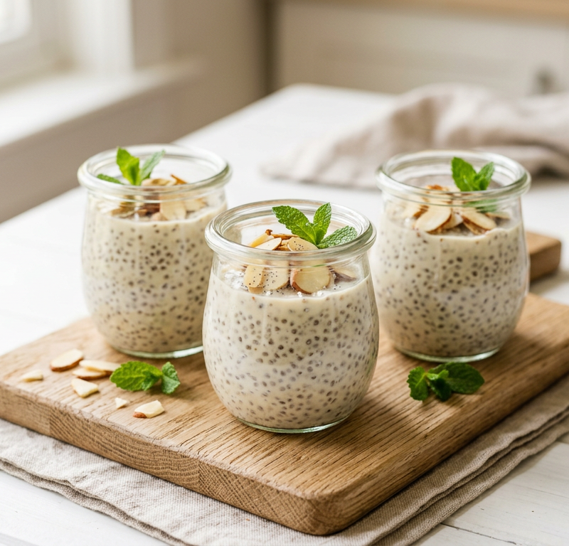 Vanilla Almond Chia Shots