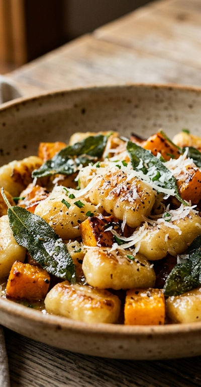 Butternut Squash & Sage Brown-Butter Gnocchi