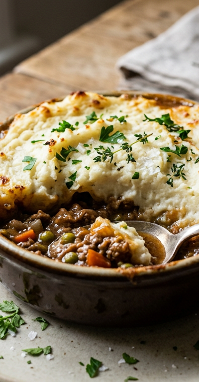 Shepherd's Pie with Cauliflower Mash