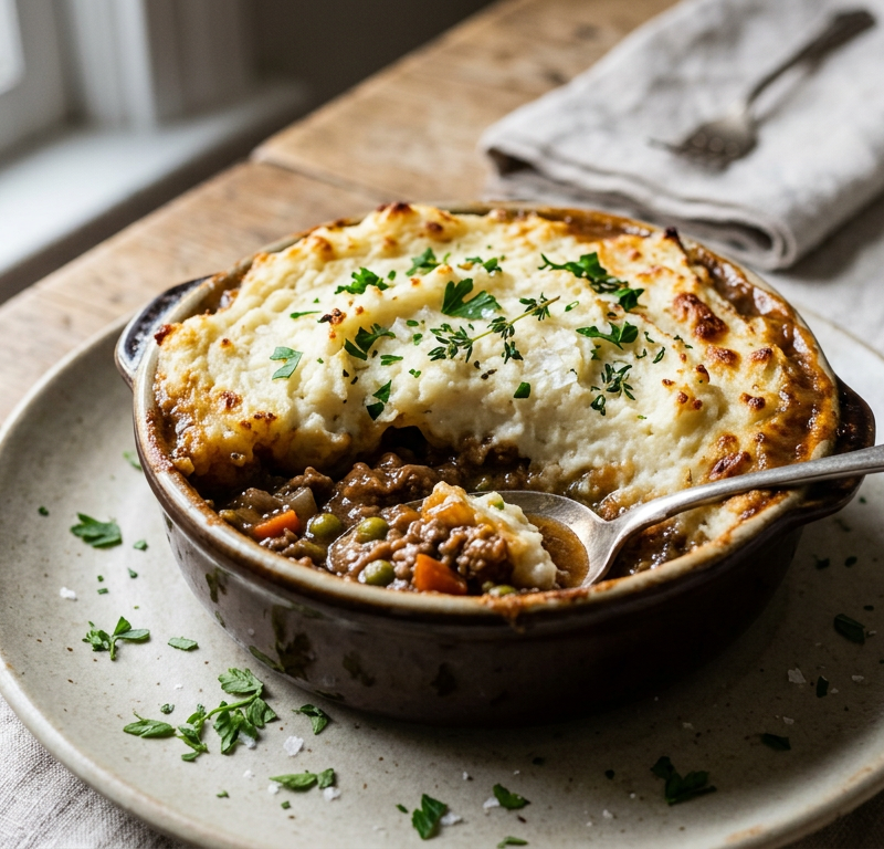 Shepherd's Pie with Cauliflower Mash