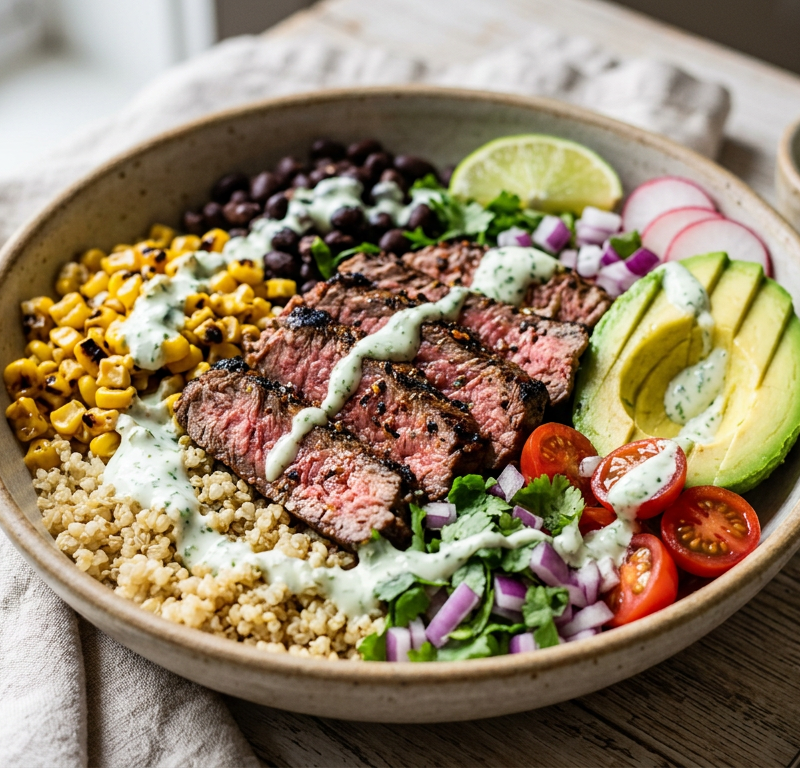 Southwest Steak & Quinoa Power Bowl