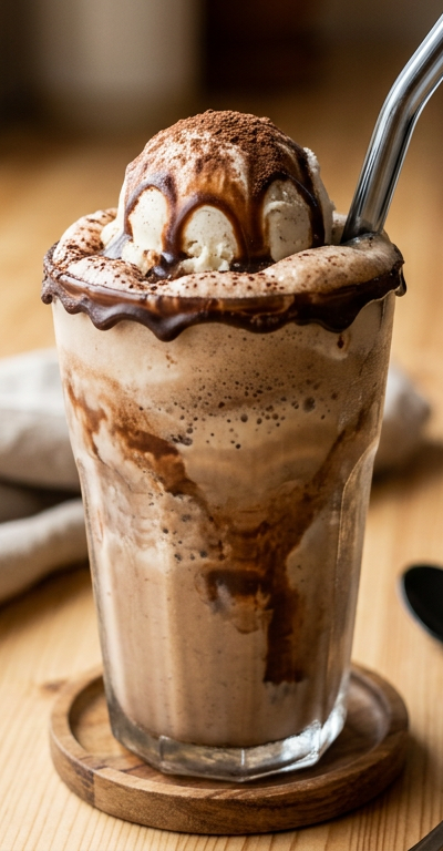 Mocha Cold Brew Milkshake Float