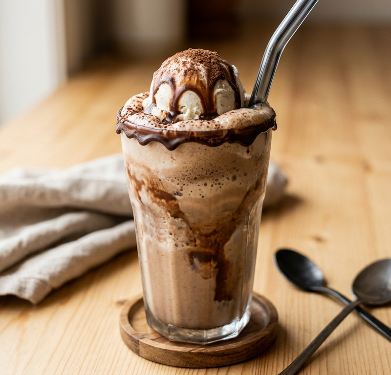 Mocha Cold Brew Milkshake Float