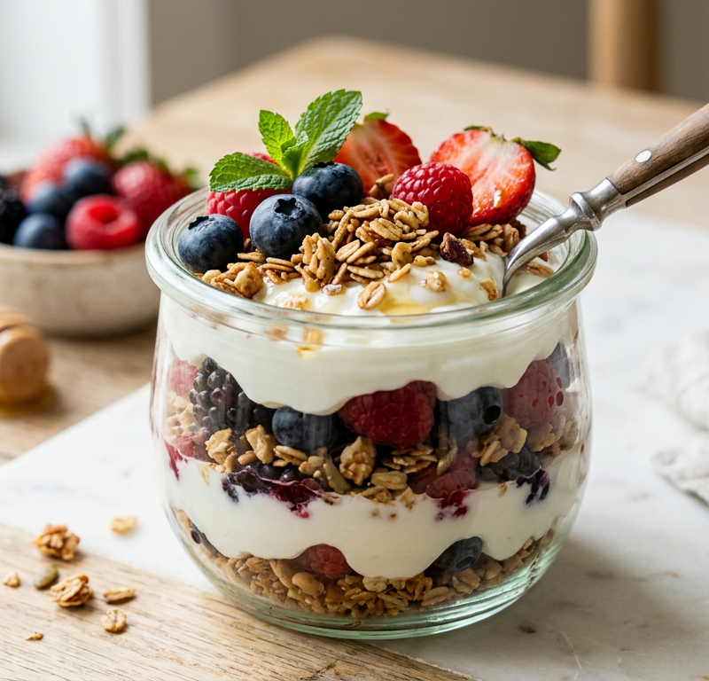 Gluten-Free Greek Yogurt Parfait