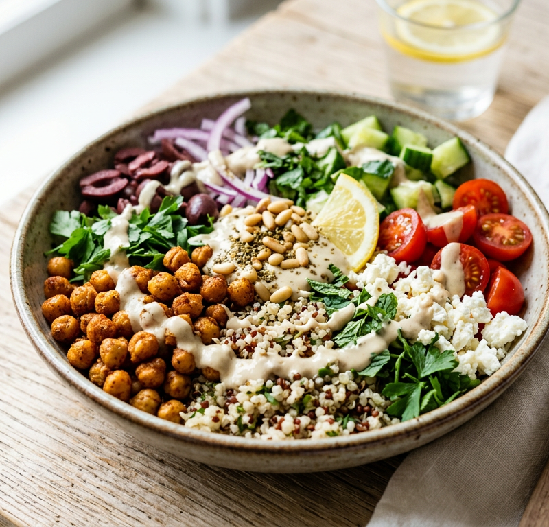 Mediterranean Quinoa Bowl