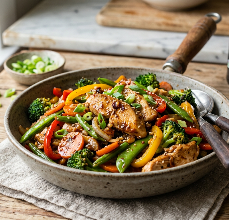 Gluten-Free Chicken and Vegetable Stir-Fry