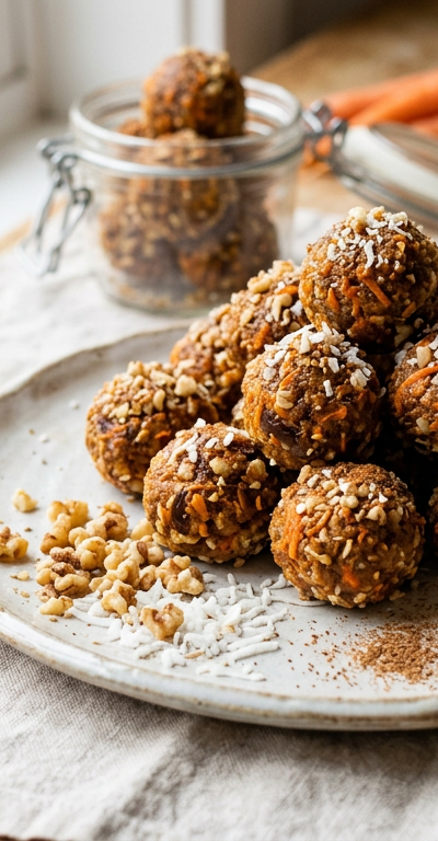 Carrot Cake Energy Bites