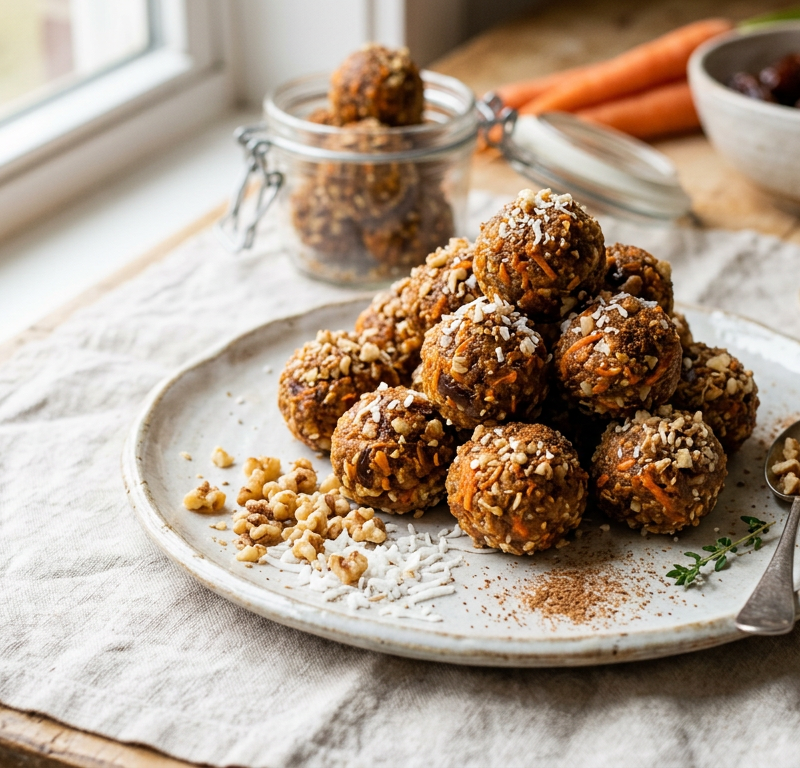 Carrot Cake Energy Bites
