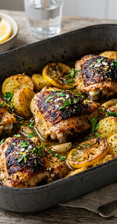 Greek Lemon Chicken & Potatoes