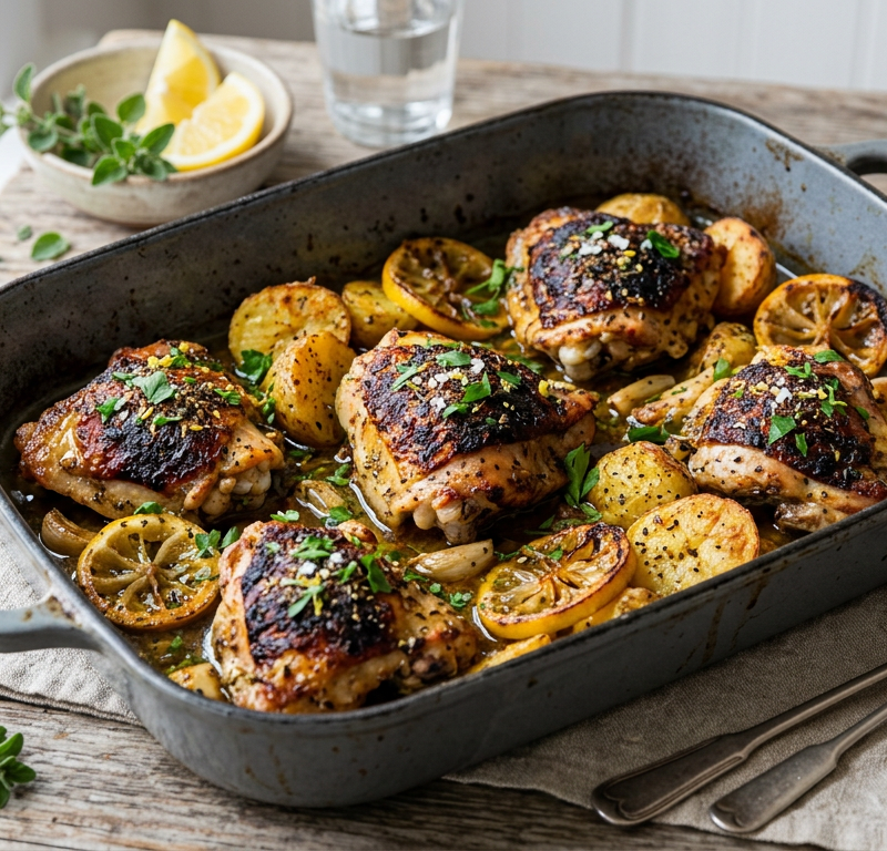 Greek Lemon Chicken & Potatoes