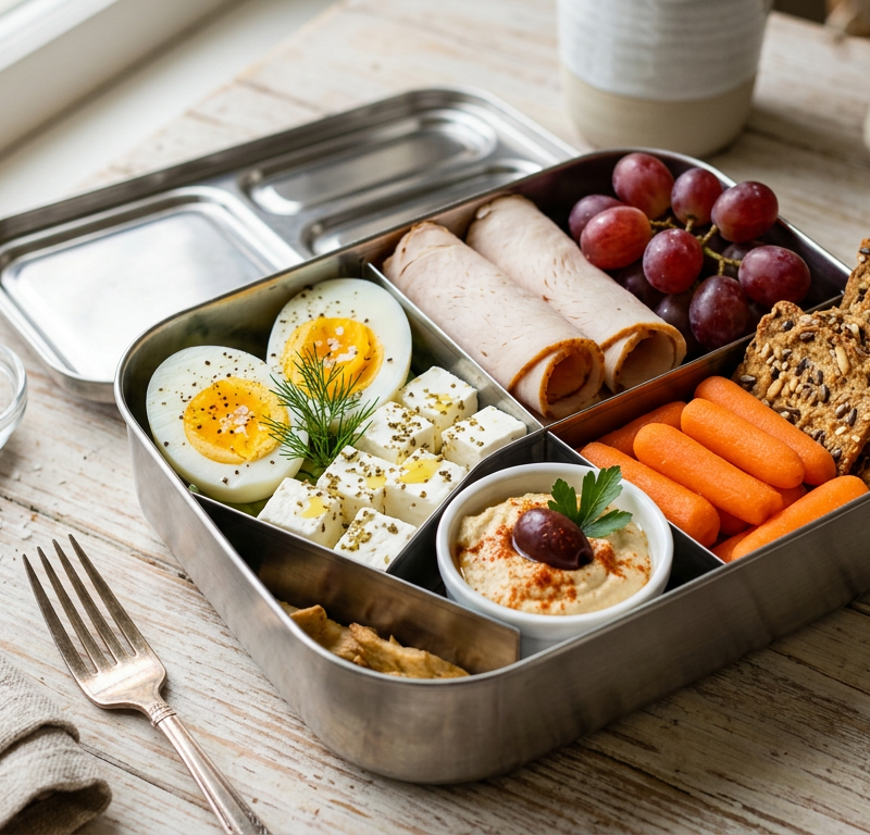 Mediterranean Hard-Boiled Egg Protein Box