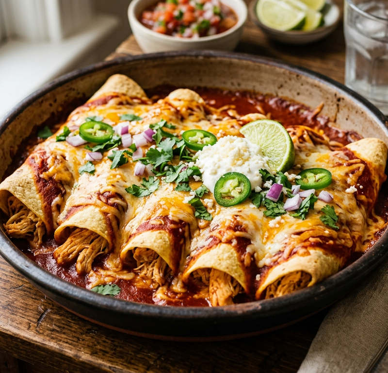 Gluten-Free Chicken Enchiladas