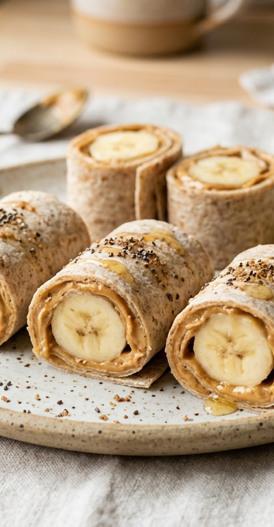 Peanut Butter Banana Roll-Ups
