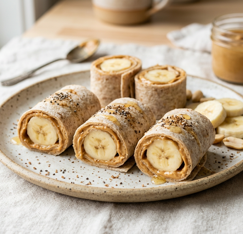 Peanut Butter Banana Roll-Ups