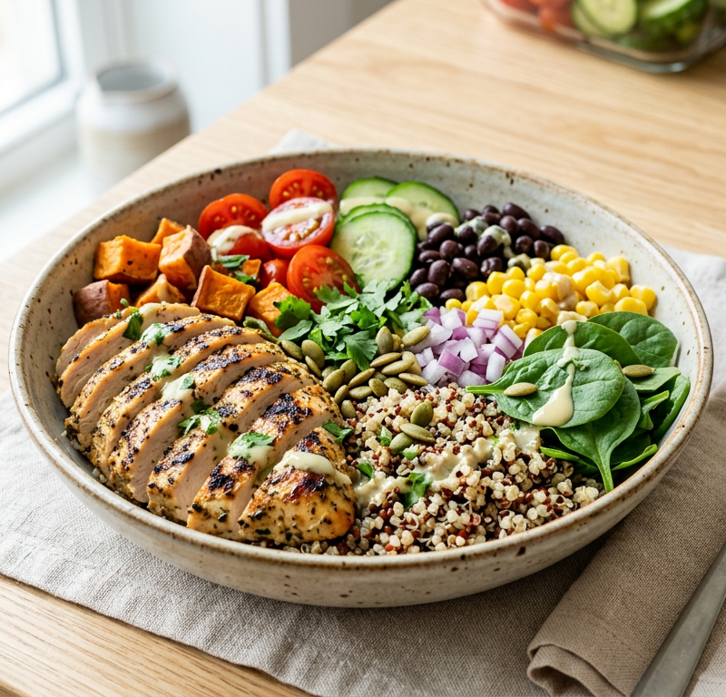 Gluten-Free Chicken and Quinoa Bowl