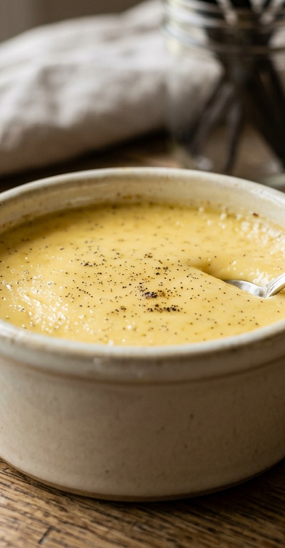 Pastured Egg Custard with Vanilla Bean