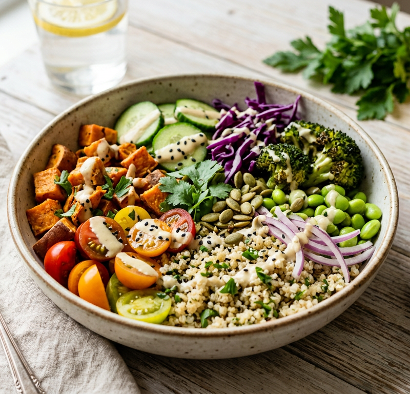 Gluten-Free Quinoa and Veggie Bowl