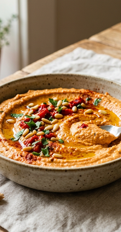 Roasted Red Pepper Hummus